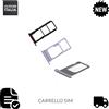LG CARRELLO SIM LG K41S LMK410 CARRELLINO SLOT CARD PORTA SCHEDA SD NERO