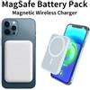 Power Bank Battery Pack 5000mAh Ricarica Wireless Magnetica per iPhone