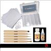 EMPOTEC KIT PULIZIA MONETE 5 MATITE 2 LIQUIDI RESTAURO PORTAMONETE METAL DETECTOR