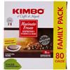 Kimbo Cialde Macinato Fresco 80pz Espresso ESE 44mm Compostabili