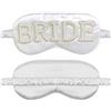 Does not apply BRIDE Mascherina per Dormire, Strass E Perle Finte, Regali per La Futura Sposa,