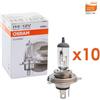 Osram KIT 10 LAMPADINE ALOGENE H4 12V 60/55W ORIGINALI OSRAM CLASSIC LINE halogen lamp