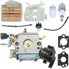 ADEFOL Kit carburatore per Husqvarna 445 450 445E 450E motosega ADEFOL