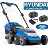 Hyundai Rasaerba Tagliaerba elettrico tosaerba a batteria Brushless 40V Mulching 38 cm