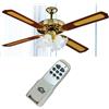 DCG VENTILATORE DA SOFFITTO DCG VECRD53L CON 4 PALE IN LEGNO 4 LUCI CON TELECOMANDO