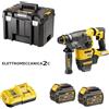 DEWALT DCH333T2 tassellatore 54v 2x6ah max foratura 30mm colpo 3,5j tstak dch...
