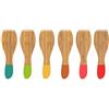 Pebbly NBA021 - Set di 6 spatole per raclette, Multicolore