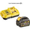 DEWALT DCB118T1 starter kit 54v caricabatteria dcb118 batteria 6ah dcb546