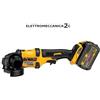 DEWALT DCG418T1 smerigliatrice 54v 1x6ah brushless 125mm filtro aria valigett...