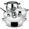 ALESSI . Batteria pentole 7 pezzi MAMI - in acciaio 18/10