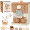 Does not apply Set Macchina Del Caffè Giocattolo in Legno, Gioco in Legno per Bambini Da 3 Anni