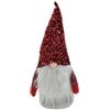 Nataluna Gnomo Paillettes Rosso 50cm, Come Foto, Unica