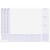 SIGEL H6355 Sottomano di carta- planner settimanale - lilla - circa x0w0