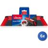 Vileda 6x Bundle Scopa Vileda Duactiva 2In1 Setole+Gomma