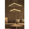 Opviq Chandelier nero regolabile (2 pezzi), corpo in alluminio, 30 x 30 x 30 e 40 x 40 x 40 cm, attacco LED, luce gialla 4000 K, illuminazione elegante per spazi moderni