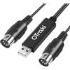 OTraki Cavo Midi USB Interfaccia Converter 5 PIN In Out Midi to USB