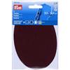Prym 929035 Toppe in finta pelle scamosciata, termoadesive, 9,5 x 14,5 cm, rosso scuro