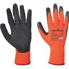 Portwest A140 Guanto Grip Fodera Traspirante Palmo a Immersione Poliestere | Arancione/Nero, L, EN 388, EN 511, EN ISO 21420 Destrezza 4, Resistente al Taglio, Uso Intensivo, Termico, Acrilico, Edilizia