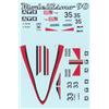Decal 1/43 Penske PC4 F.1 Ford Hans Binder 1977 Dutch, Austrian, Italian GP NEW