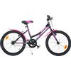 Dino Bikes Bici 20 mtb aurelia sport 420D 1 velocità nero e fucsia per ragazza bambina