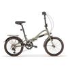 MBM BICI 20 PIEGHEVOLE METRÒ MBM VERDE MILITARE 6 VELOCITÀ ALLUMINIO CARBIKE FOLDING