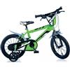Dino Bikes Bici 14 mtb r88 per bambino con scudo rotelle e parafanghi Dino Bikes
