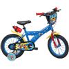 Disney Bicicletta Bambino Disney Mickey Mouse 14 Pollici 4-6 Anni Topolino Idea Regalo