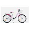 Dino Bikes Bici 20 Smarty per bambina bianca cestino cavalletto parafanghi Dino Bikes