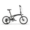 MBM Bici 20 pieghevole Snap nera Carbike 7 velocità in alluminio MBM