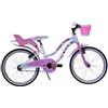 MASCIAGHI Bicicletta Viky Love 20 Pollici bianca e rosa senza cambio per bambina Masciaghi