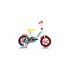 Dino Bikes Bici 10 BING bianca e rossa con rotelle e parafanghi per bambino Dino Bike