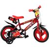 Dino Bikes Bici 12 Buddy Cars junior rossa scudo rotelle borraccia per bambino Dino Bike