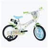 Dino Bikes Bicicletta 14 per bambino Bluey con rotelle borraccia e freni Dino Bikes