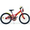 Dino Bikes Bici 20 The Flash Gordon rossa e gialla con borraccia per bambino Dino Bike