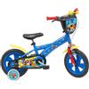 Disney Bici Bambina Disney Mickey Mouse 12 (3-5 Anni) Bici Topolino con Rotelle e Scudo