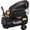 CEVIK PRO - CA-PRO25 - Compressore d'Aria Monoblocco - 92 dB - Capacità 24 L - Motore 2.5HP - Max 8 Bar - Portata 195 l/min - Lubrificazione con Olio - Maniglia Ergonomica