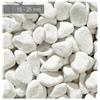 Zandobbio Ciottoli Sassi Bianco Carrara per Giardino Decorativi Vasi Aiuole Sacco 20kg
