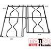 Ariston Indesit GRIGLIE CUCINA ARISTON KIT COPPIA 2 PEZZI GAS 4 FUOCHI NERE - PF640