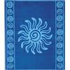 Does not apply Telo Mare in Spugna Tropicale Sole Blu Xxl, Fatto Di 100% Cotone Egiziano Di Alt
