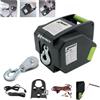 Ribimex Verricello elettrico 12 V Paranco 300 W 5000 Kg Argano Auto Barca Traino Ribimex