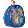 SJ SEVEN ZAINO DRAGO 3D SJ SEVEN BIMBO BLU SCUOLA MATERNA ASILO ORIGINALE
