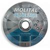 MOLITAL DISCO TAGLIO FERRO ACCIAIO INOX 115mm DISCHI 10pz SMERIGLITRICE BLUE LINE MOLITA