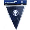 Inter 12 BANDIERINE INTER FESTONE COMPLEANNO REGALO FESTA NERO/AZZURRI 300x27x22 cm
