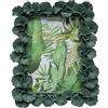 Kare Design cornice per foto Gingko Leave, verde salvia, dimensione foto 20x24 cm, rilievo in 3D, simbolo amore, longevità, decorazione stile asia, soggiorno, camera