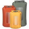 Lifeventure Stormlight, sacca impermeabile in silicone Rip-Stop 70D con cuciture completamente nastrate, chiusura arrotolabile, impermeabile, per viaggi avventurosi, Grigio, 5 L, Borsa stagna con