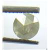Grandi diamanti 0,60 ct taglio rosa colore grigio diamante tondo 5,13-5,29 x 2,69 mm