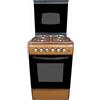 LAR.EL LAREL L5005VM CUCINA 50X50 4 FUOCHI E FORNO A GAS COLORE MARRONE