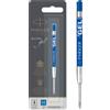 Parker ricarica gel per penna a sfera, punta media, blu 7spy
