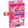SPONTEX 6 X Spontex Guanti Comfort Scatola Taglia Extra Large L 9 1/2-10