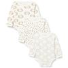 Care Body LS - AOP (3-pack), Body Manica Lunga Unisex - Bimbi 0-24, bp4K